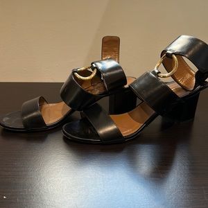 Aquazzura black sandals EU 40.5